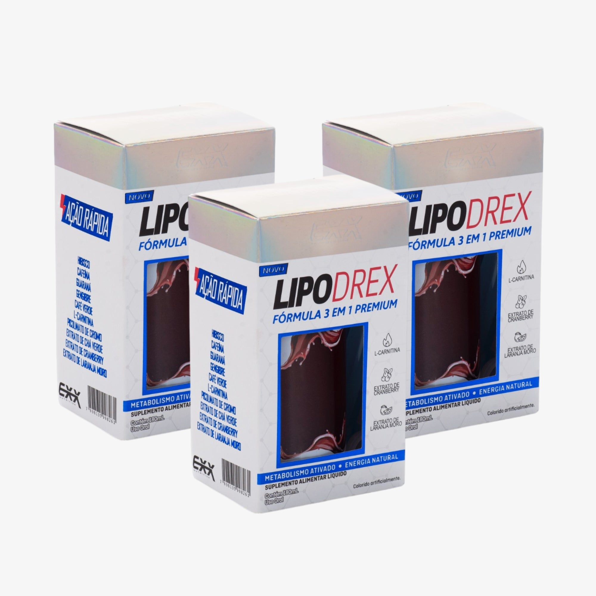Lipodrex - Kit 3 Potes