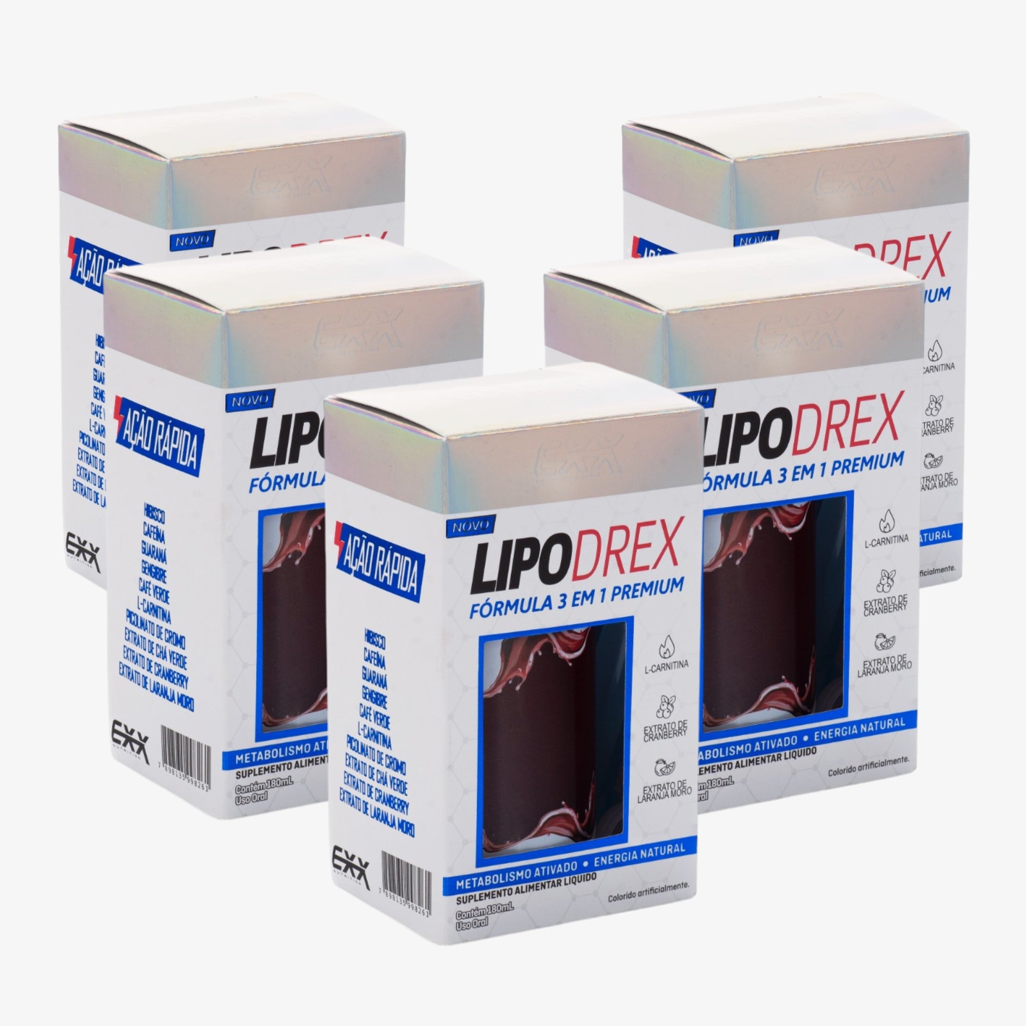 Lipodrex - Kit 5 Potes