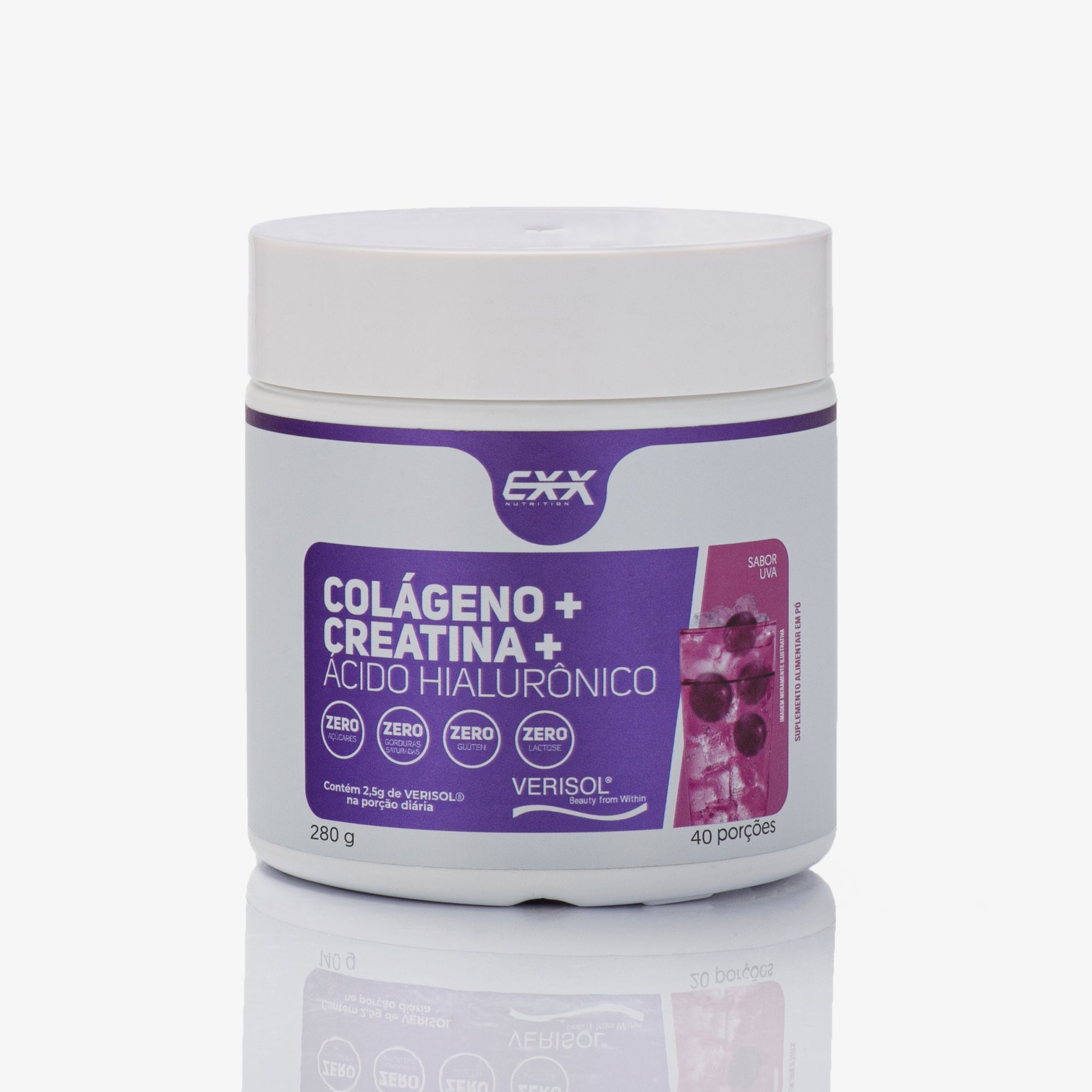 Creatina + Colágeno + Ácido Hialurônico 280g - Exx Nutrition