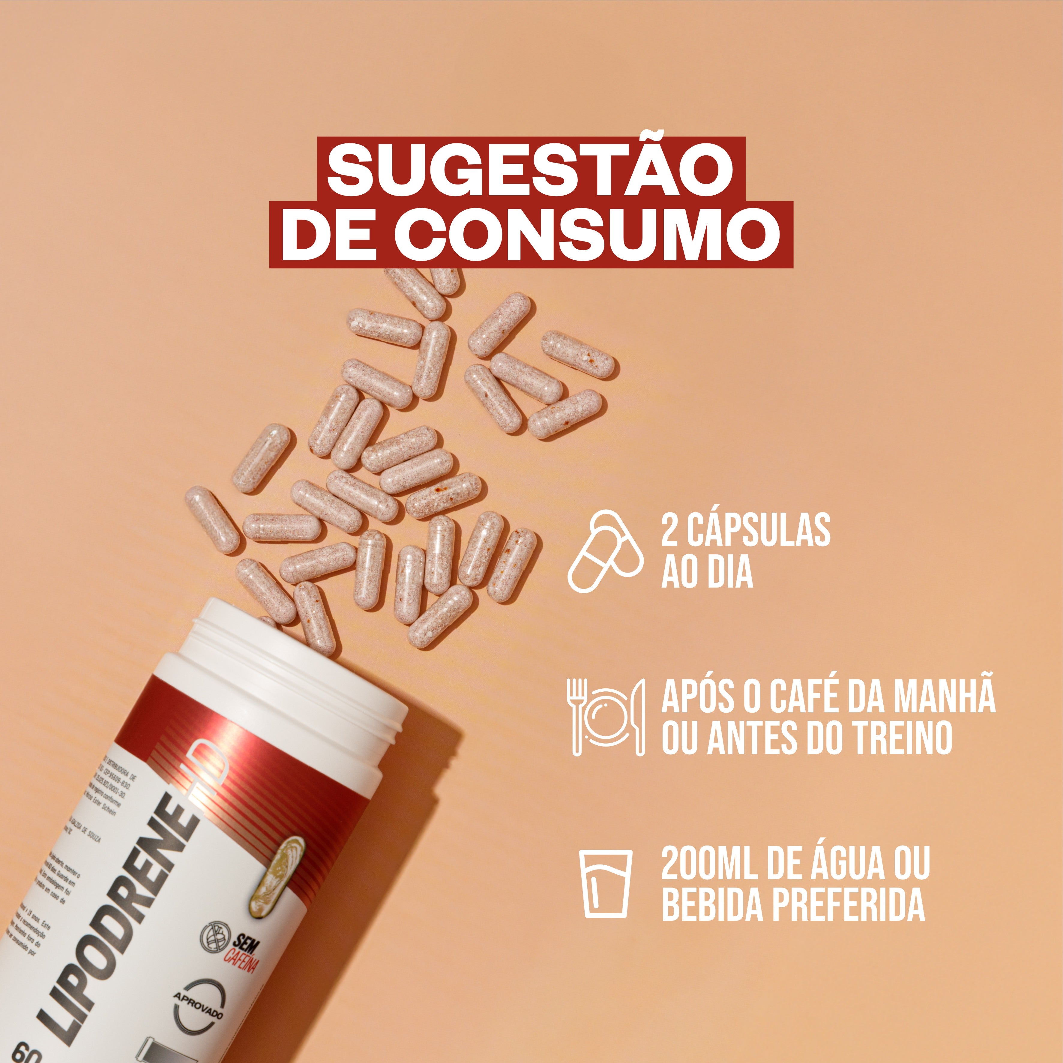 LipoDreneHD - Sem Cafeína e Sem Estimulante- Kit 5 Potes