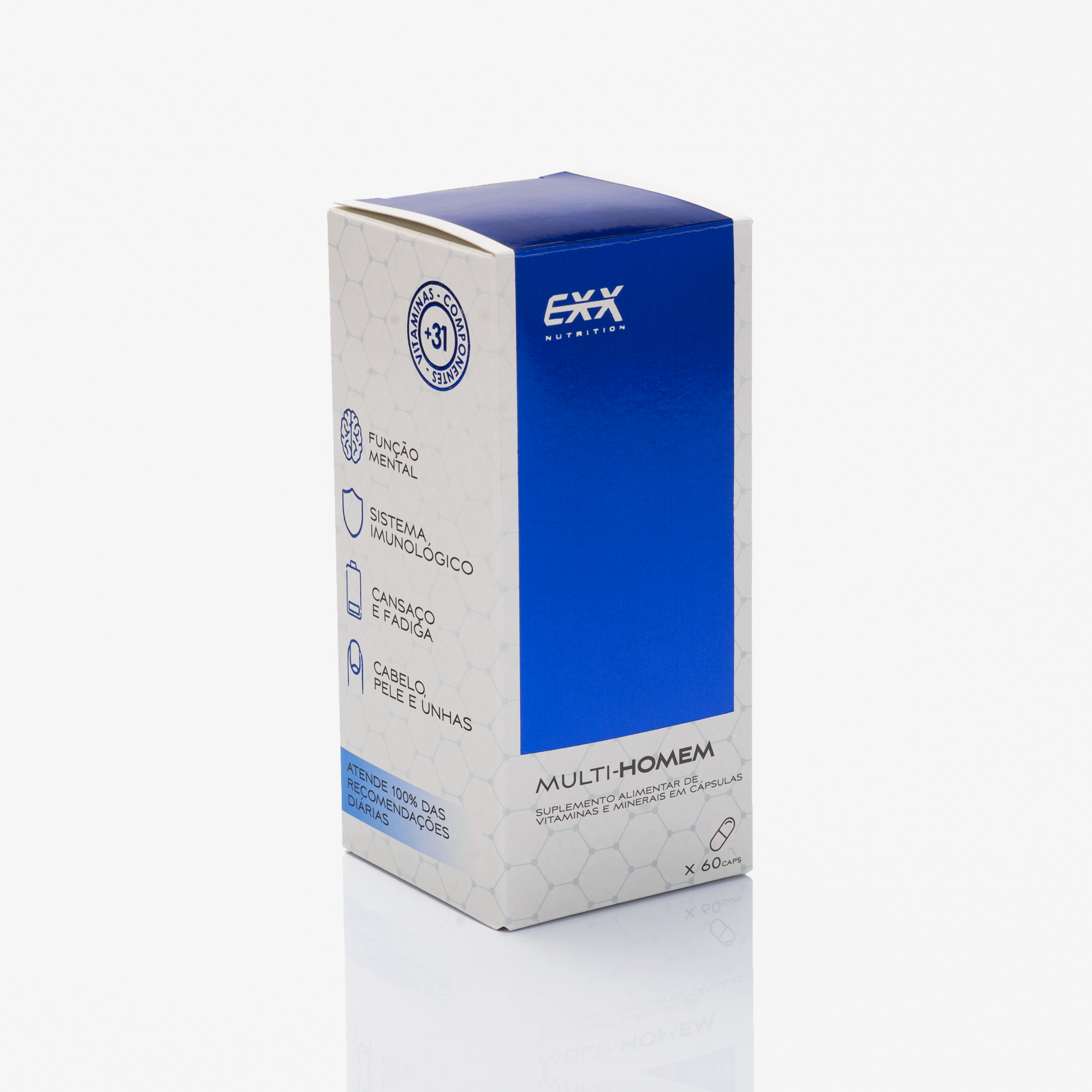 Multivitaminico Masculino 60 caps -  Exx Nutrition
