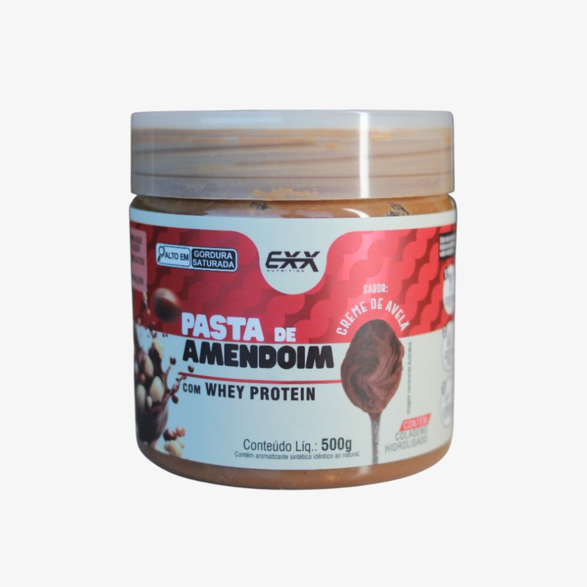 Pasta de amendoim c/ Whey protein - Exx Nutrition