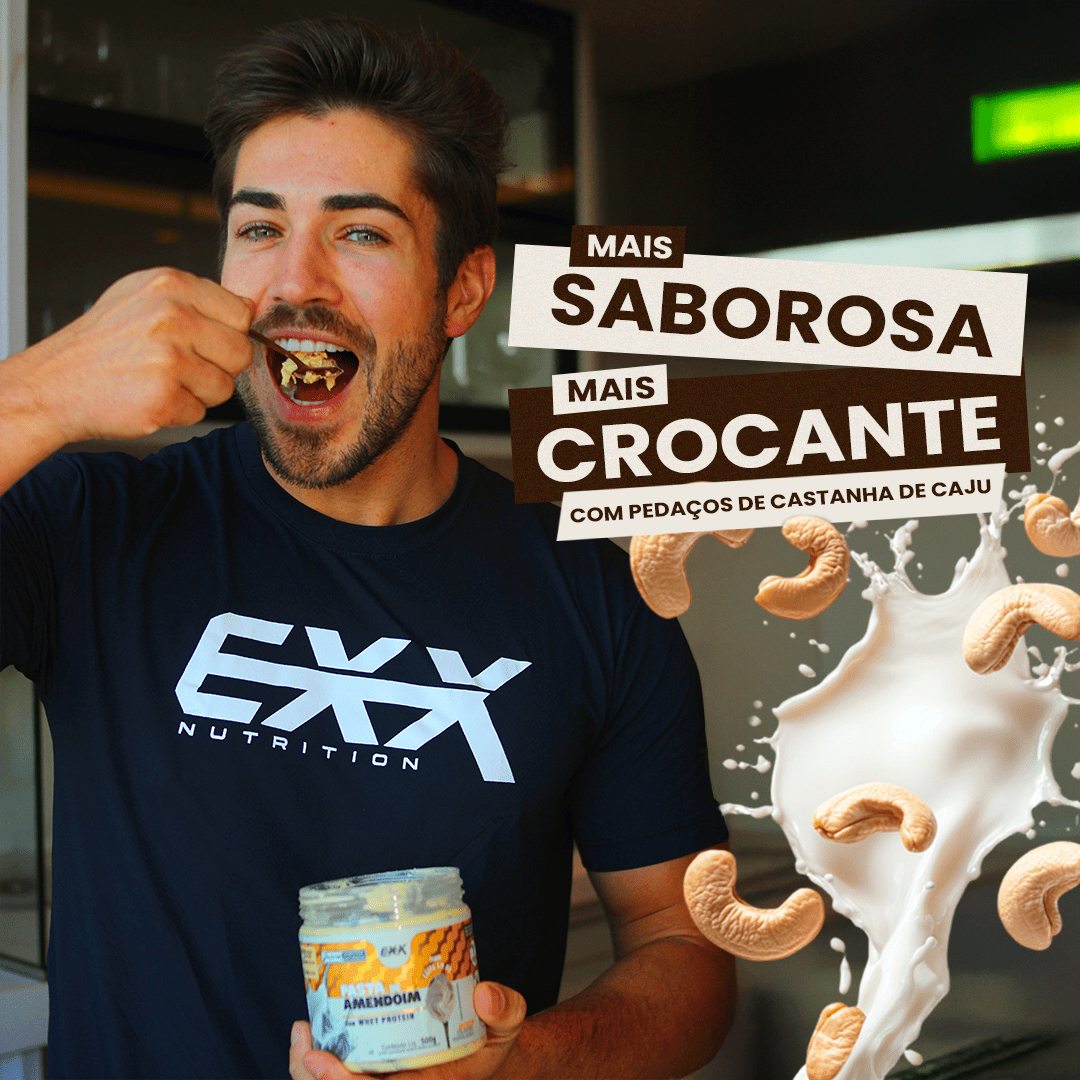 Pasta de amendoim c/ Whey protein - Exx Nutrition
