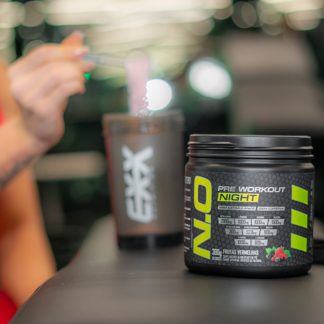 Pré-Treino N.O Pré Workout Night / Sem Cafeína -  Exx Nutrition